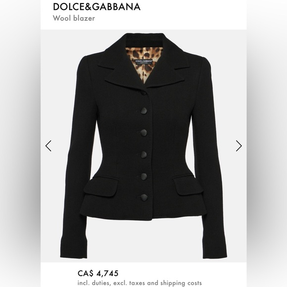 Dolce & Gabbana Blazer - Picture 1 of 6